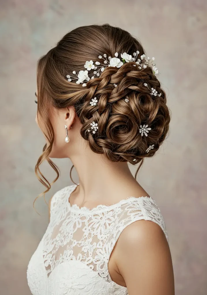 Traditional Hairstyles for Girls at Weddings