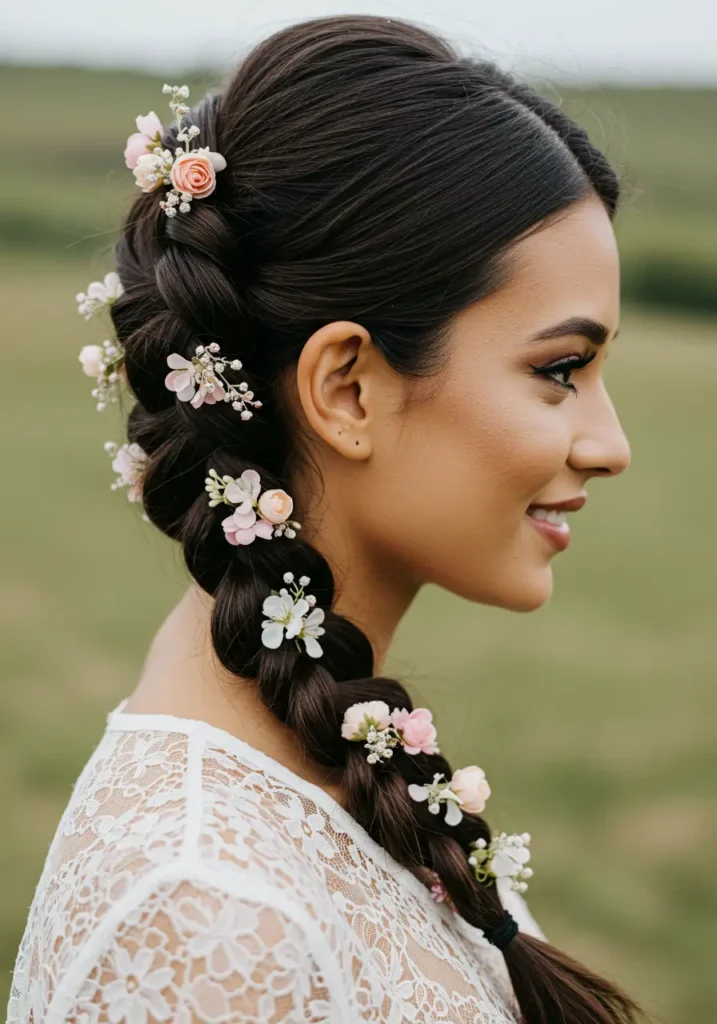 Traditional Hairstyles for Girls at Weddings