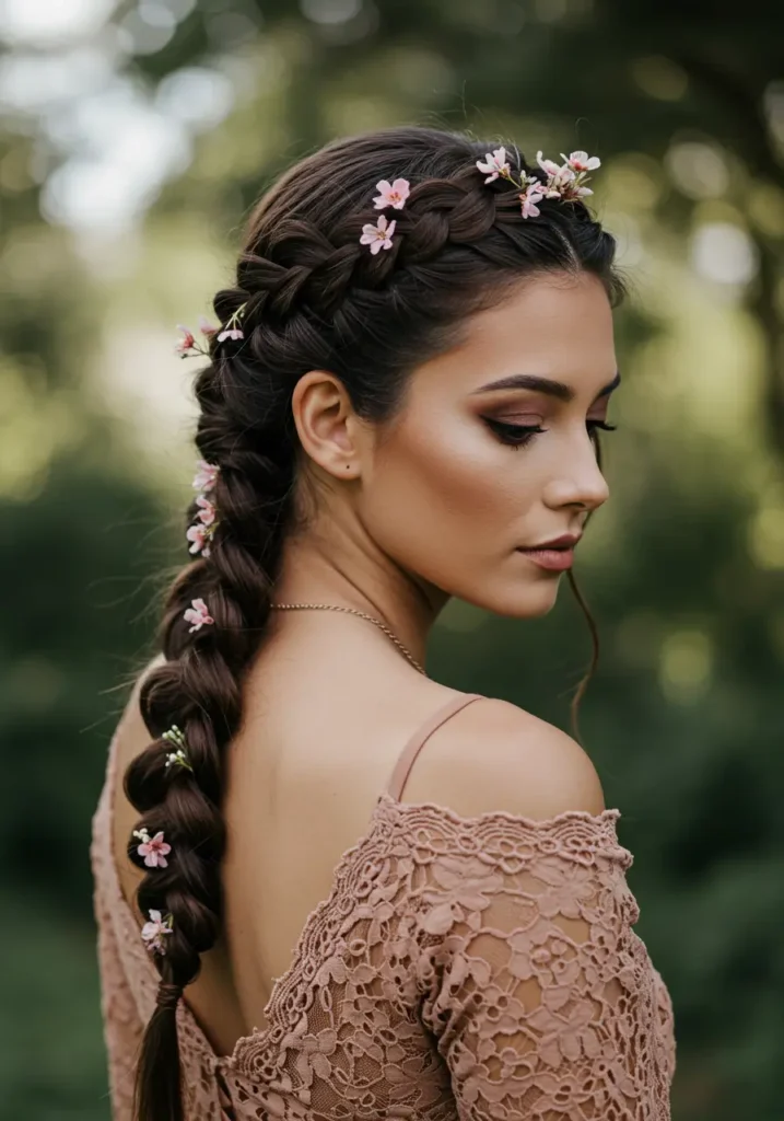 Traditional Hairstyles for Girls at Weddings