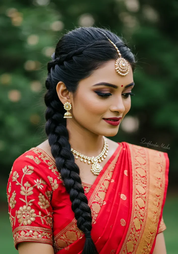 Traditional Hairstyles for Girls at Weddings