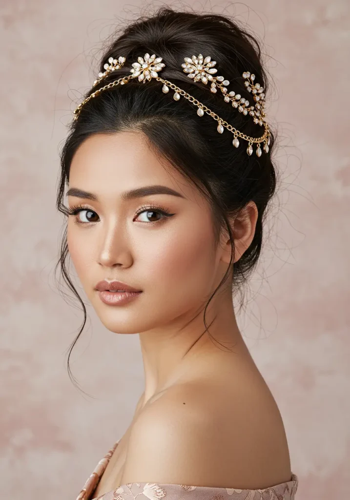 Traditional Hairstyles for Girls at Weddings