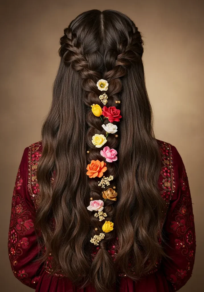 Traditional Hairstyles for Girls at Weddings