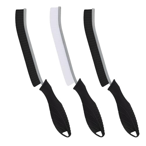 Multifunctional Hard Bristle Crevice Cleaning Brush - Kitchen, Bathroom, Home (Black)
