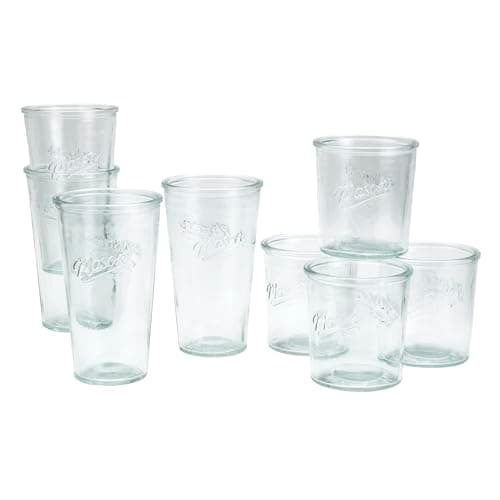 Refined Glass Drinkware Set for Adults