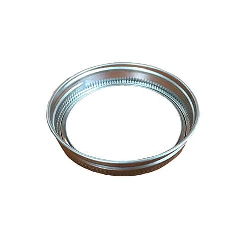 24 Rust-Resistant Silver Mason Jar Rings, 70mm Regular Mouth Lids, Prevent Leaks for Canning Jars