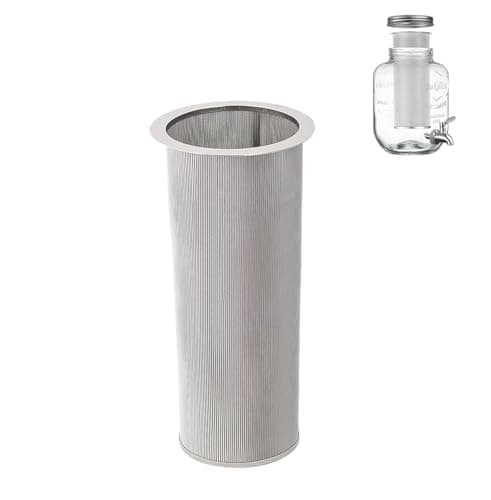 Stainless Steel Cold Brew Filter for 1 Gallon Mason Jars, Perfect for Large Batch Brewing