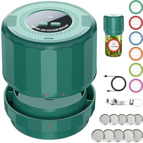 M11 Electric Mason Jar Vacuum Sealer Kit — GREEN