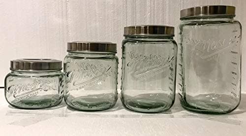 Glass Canister Set for Mason