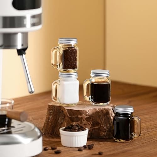 Kingrol 16 Pack 2 oz Mini Mason Jar Shot Glasses with Lids