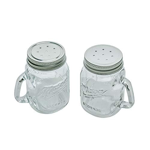 Mason Jar Salt and Pepper Shaker - Kitchen Storage, Elegant Design, Home Cooks
| Mason Jar Salt and Pepper Shaker - Travel Size, Portability, Outdoor Enthusiasts
| Mason Jar Salt and Pepper Shaker - Glass Construction, Leak Proof, Grill Masters