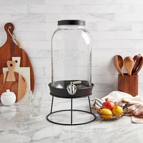 3 Gallon Glass Beverage Dispenser for Mason Craft Lovers