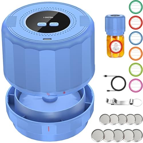 M11 Electric Mason Jar Vacuum Sealer Kit — Blue
