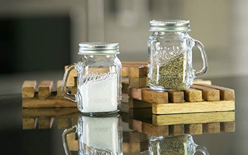 Mason Jar Salt and Pepper Shaker - Kitchen Storage, Elegant Design, Home Cooks
| Mason Jar Salt and Pepper Shaker - Travel Size, Portability, Outdoor Enthusiasts
| Mason Jar Salt and Pepper Shaker - Glass Construction, Leak Proof, Grill Masters