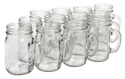 North Mountain Supply No Lids Glass Pint Mugs & Jars - Case of 12