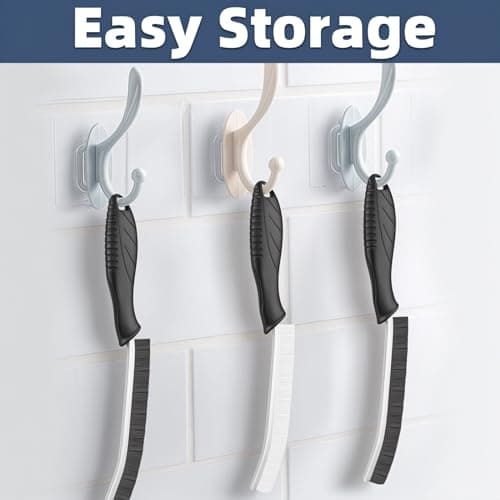 Multifunctional Hard Bristle Crevice Cleaning Brush - Kitchen, Bathroom, Home (Black)
