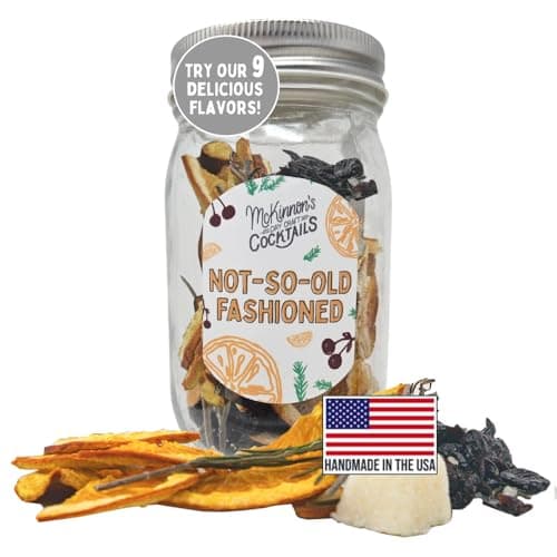 McKinnon’s Dry Craft Cocktails Infusion Kit, Dehydrated Fruits & Herbs, Not-So-Old Fashioned, Serves 8-16 Drinks