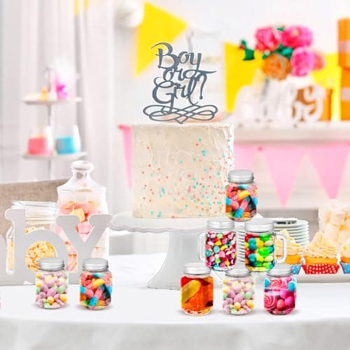 Mifoci 100 Pieces Mini Mason Jar Shot Glasses with Lids for Home Picnic Party
Mifoci 100 Pieces Mason Jar Drinking Glasses with Handles Reusable Mugs for Dessert
Mifoci 100 Pieces Transparent Cups Set for Candle Craft