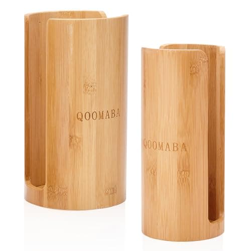 Bamboo Mason Lid Organizer (2PC), Stackable & Perfectly Fit WIDE/REGULAR Mason/Canning Lids