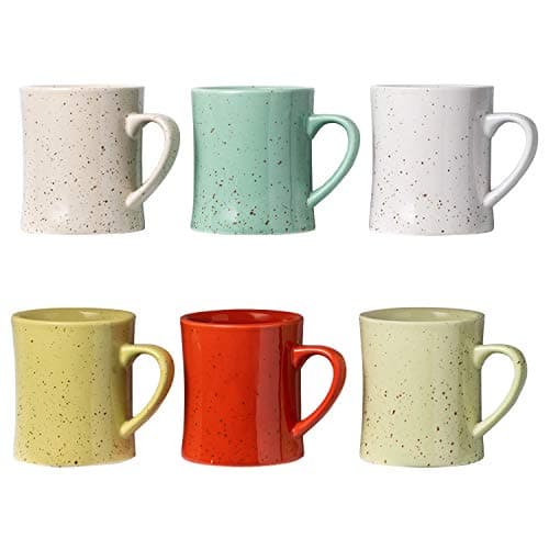 Ceramic Mason Jar Mugs - Set of 6 - 15oz - Vibrant Colors - Ideal for Coffee and Tea - Perfect for Indoor and Outdoor Parties - Farmhouse Decor Collection
| Mason Jar Mugs - Set of 6 - 15oz - Ceramic - Bright Vibrant Colors - Perfect for Cold and Ho