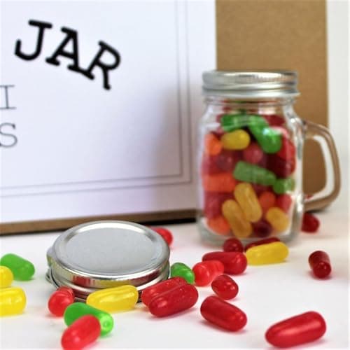 12-Piece Mini Mason Jar Mug Set - 4oz With Handles & Leak-Proof Lids - Perfect For Gifts & Crafts