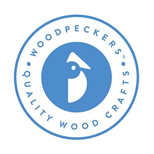 Woodpeckers 10 x 6-inch Unfinished Wood Mason Jar Signs, Pack of 3 for Farmhouse Kitchen Crafts