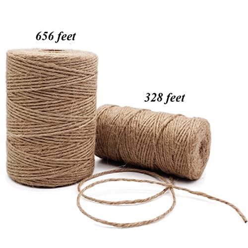 Durable Brown Jute Twine String 328 Feet Arts Crafts & More