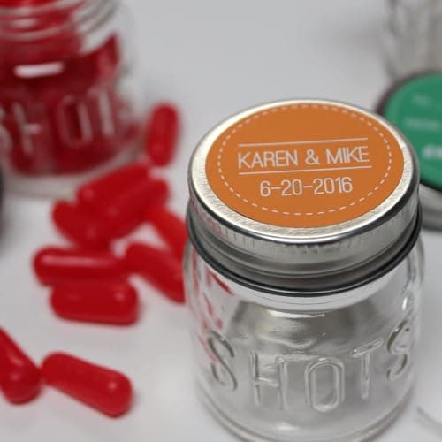 24-Pack Mason Jar Shot Glasses, 2 oz, Leak-Proof Lids, Ideal for Drinks, Favors, and Crafts