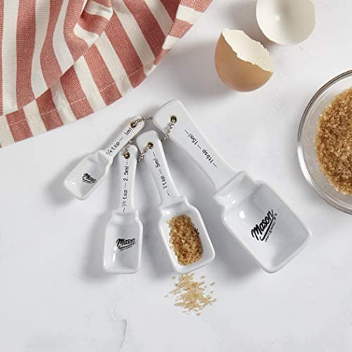 Mason Craft & More Ceramic Bakeware Measuring Spoon Set