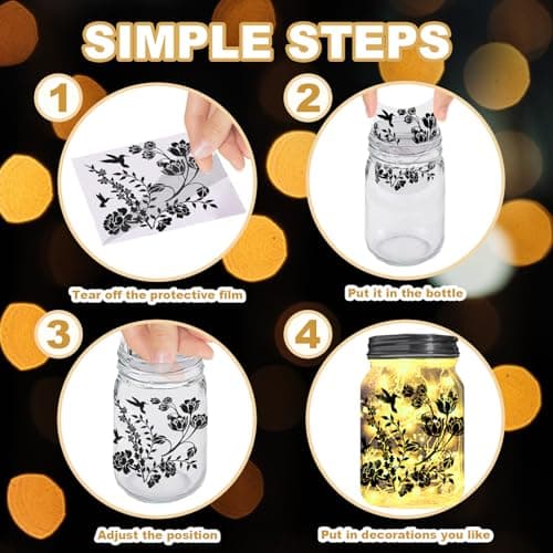 Fairy Silhouette Stickers and Lantern DIY Craft Kit