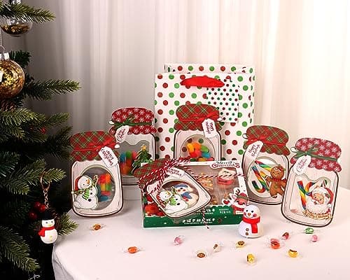 Giiffu 48-Pack Mason Jar Paper Cards for Kids' Party Favors