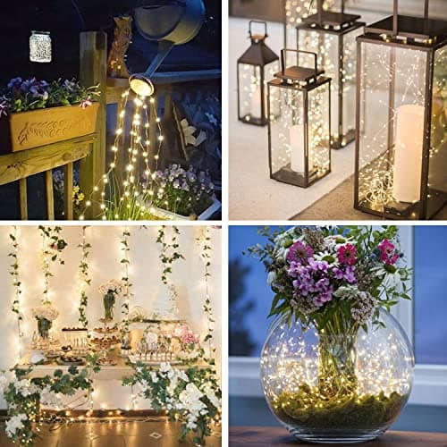 Battery Operated Warm White Fairy Lights, 7ft 12-Pack Mini String Lights