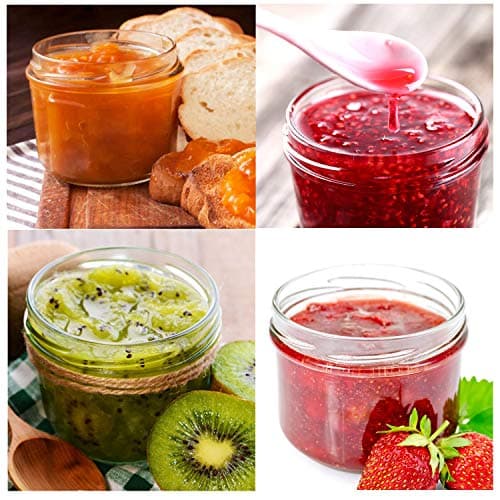 STARSIDE Canning Jars for Jam and Honey
| Perfect Mason Jars for Candies and Wedding Favors
| STARSIDE Glass Jars with Gold Lids for Decorations