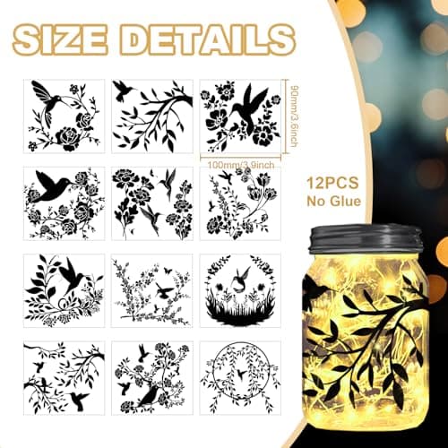 Fairy Silhouette Stickers and Lantern DIY Craft Kit