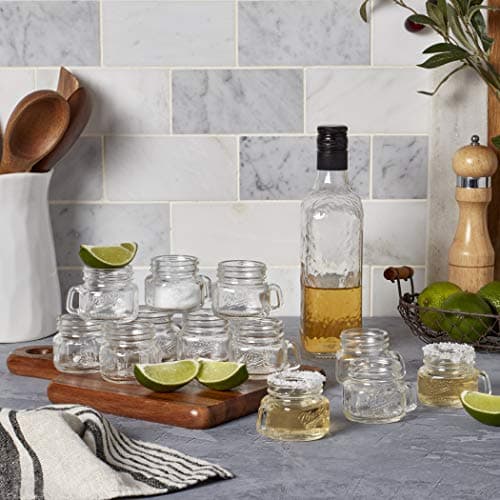 Mason Craft & More 6PK Shot Glass Set for Bar Setup and Party Drinks
| Mason Craft & More 6PK Shot Glass Set for Man Cave or Home Bar Use
| Mason Craft & More 6PK Shot Glass Set Features Clear Glass and Elegant Design