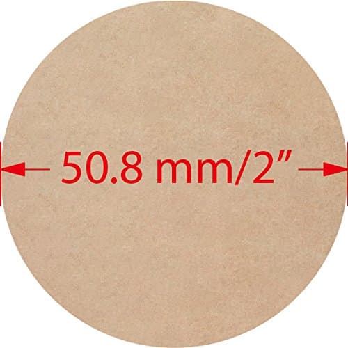 2" Natural Kraft Brown Round Label - Round Dot Sticker for Mason Jars Crafts Candles Candy Party Favor Gift Labels