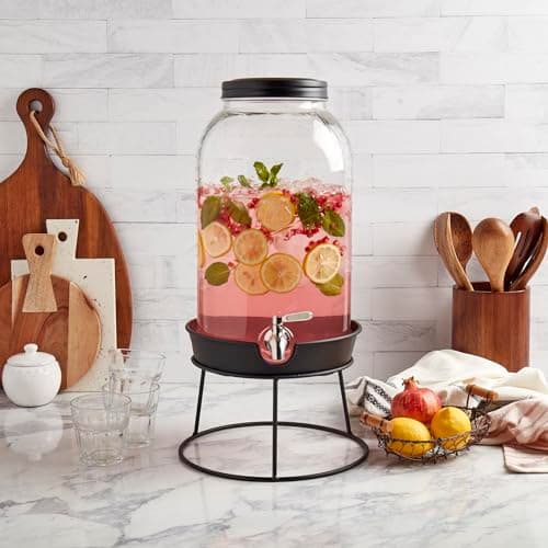 3 Gallon Glass Beverage Dispenser for Mason Craft Lovers