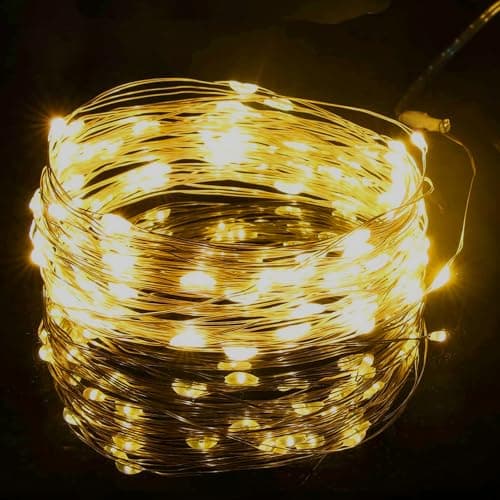 24 Pack Waterproof 20 LED Fairy Lights for Mason Jar Party (Multicolor) — Warm White