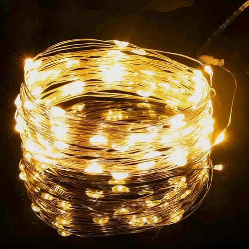 24 Pack Waterproof 20 LED Fairy Lights for Mason Jar Party (Multicolor) — Yellow