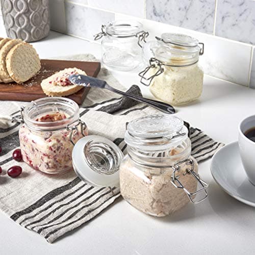 Compact Food Storage, 7OZ MINI 4 PACK, Clear