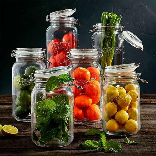Mason Craft & More Set of Glass Jars - Clear, 6 Pieces with Lids for Storage and Craft Projects
| Mason Craft & More Glass Jars - Clear 6 Pack with Lids for Kitchen and Storage Solutions
| Mason Craft & More Glass Jars - 6 Piece Clear Set with Lids