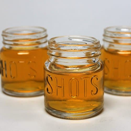 24-Pack Mason Jar Shot Glasses, 2 oz, Leak-Proof Lids, Ideal for Drinks, Favors, and Crafts