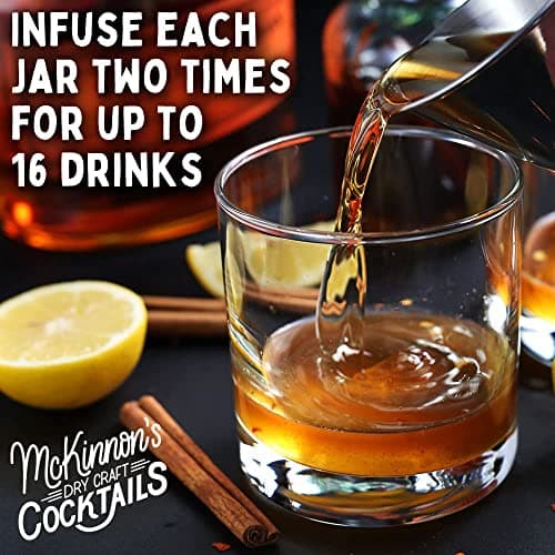 McKinnon’s Dry Craft Cocktails Infusion Kit, Dehydrated Fruits & Herbs, Not-So-Old Fashioned, Serves 8-16 Drinks