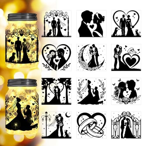 Fairy Silhouette Stickers and Lantern DIY Craft Kit — Wedding