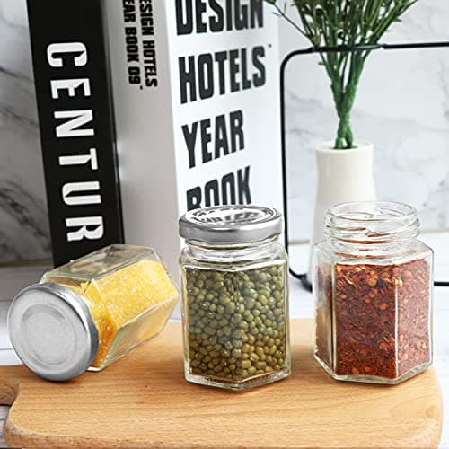 10 oz Silver-Lidded Glass Jars, Perfect for Gifts, Crafts, and Weddings