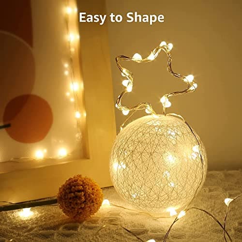 Fairy Lights 20 LED Battery Operated Mini String Waterproof Crafting Decor