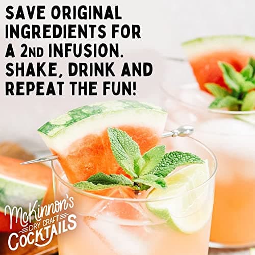 McKinnon’s Dry Craft Cocktails Infusion Kit, Dehydrated Fruits & Herbs, Not-So-Old Fashioned, Serves 8-16 Drinks
