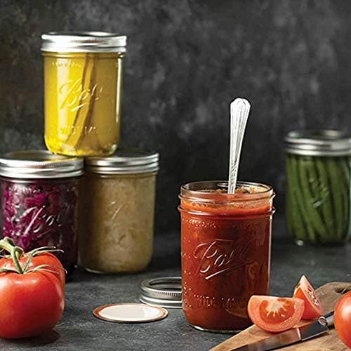 24 Rust-Resistant Silver Mason Jar Rings, 70mm Regular Mouth Lids, Prevent Leaks for Canning Jars