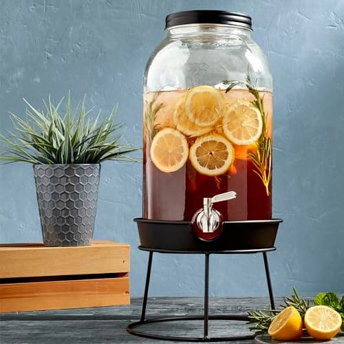 3 Gallon Glass Beverage Dispenser for Mason Craft Lovers