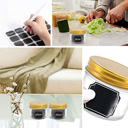 STARSIDE Canning Jars for Jam and Honey
| Perfect Mason Jars for Candies and Wedding Favors
| STARSIDE Glass Jars with Gold Lids for Decorations