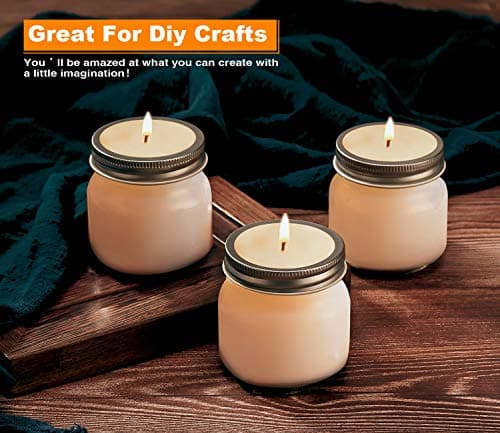 8 oz 30 Pack Small Mason Jars Silver Lids Spices Glass